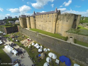 Le château fort de Sedan (08) pendant le festival médiéval 2015