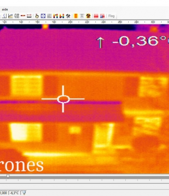 Thermographie aérienne par drone
