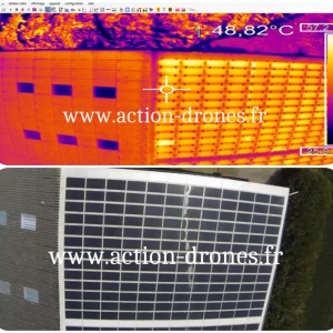 Inspection de panneaux photovoltaïques par drone (2)